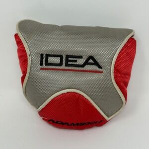 Adams Golf Idea Mallet Putter Headcover Red Silver Black Embroidered Logo